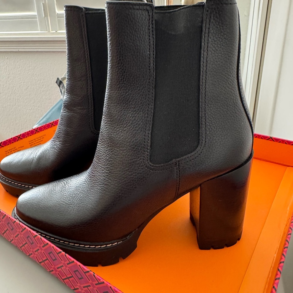 Tory Burch Lugg Boots, worn once